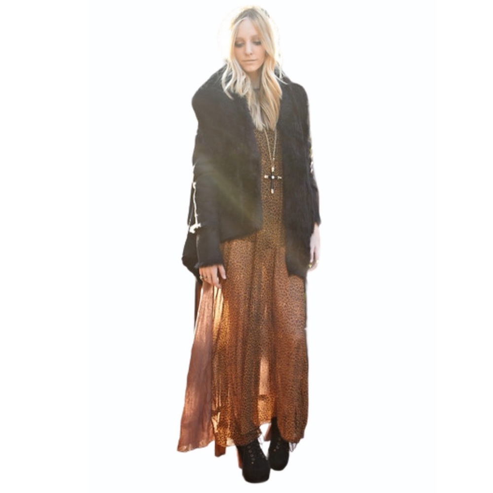 VHTF: UNIF ☻︎ Blogger Fave Chelsea Vegan Shearling Draped Asymmetrical Jacket ☻︎ - Picture 4 of 17